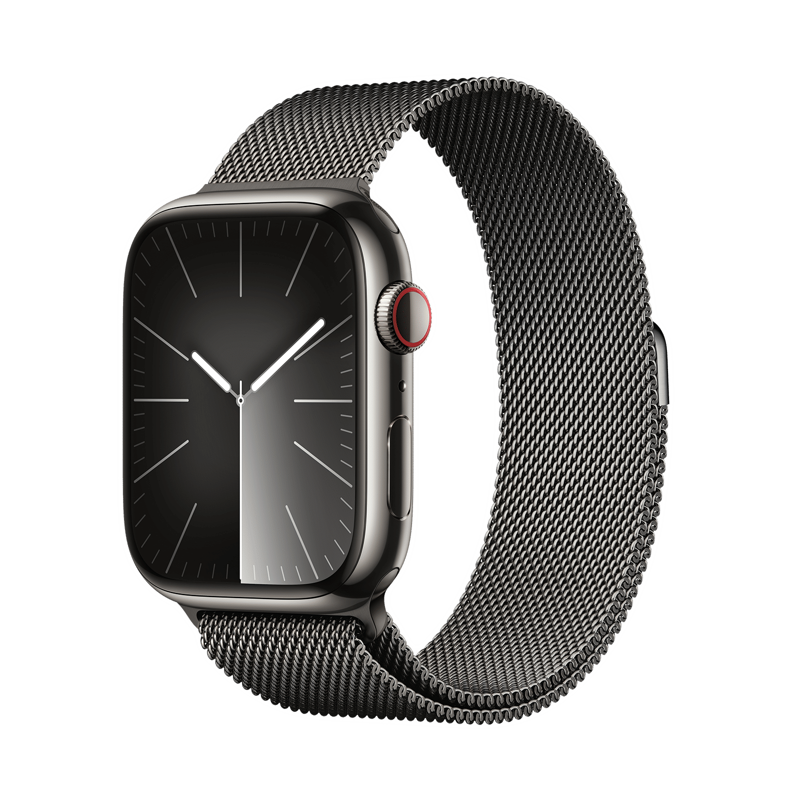 Buy Apple Watch Series 9 GPS+Cellular with Graphite Milanese Loop - M/L  (45mm Display